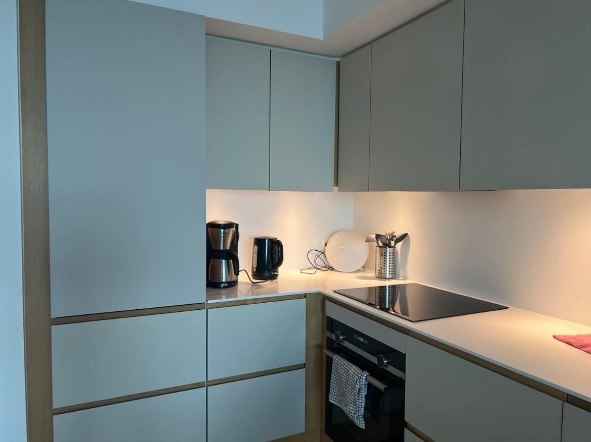 26-Etage Lejlighed Med Utrolig Havudsigt Arhus Bagian luar foto