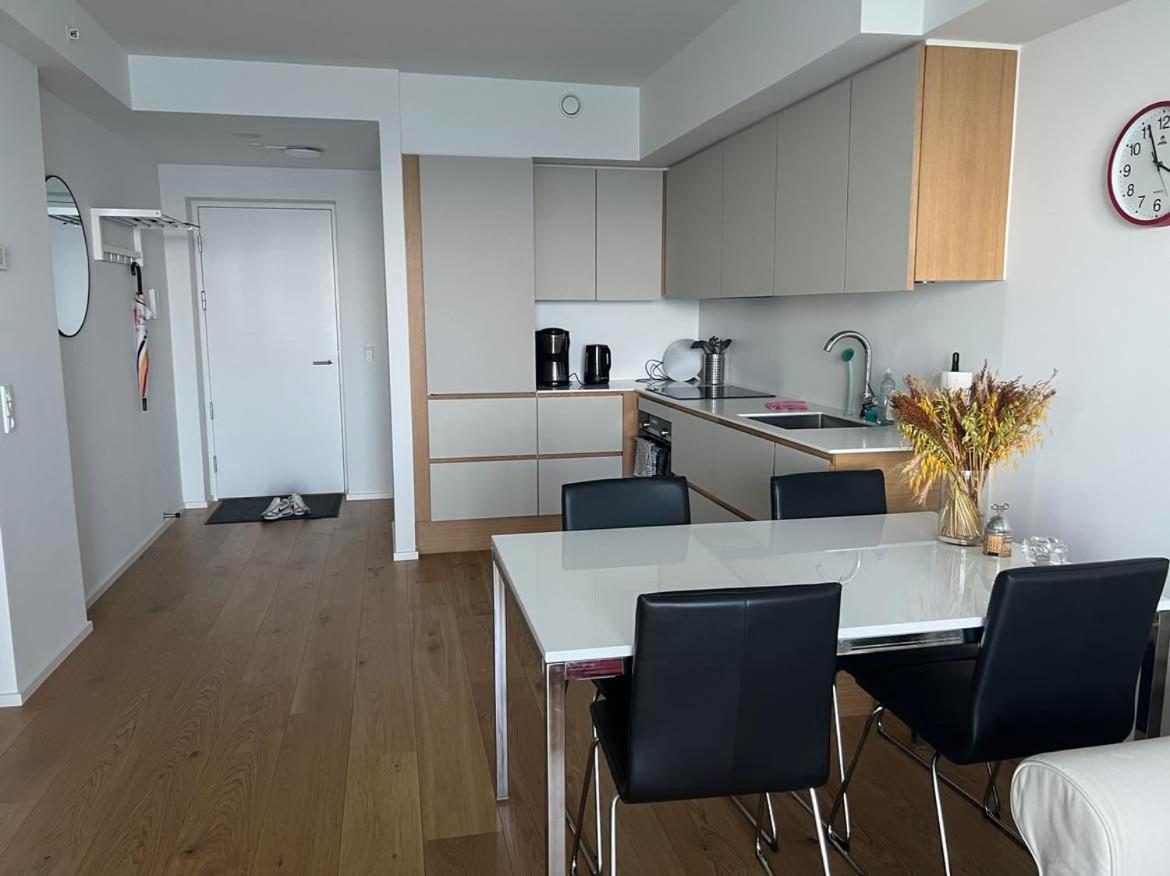 26-Etage Lejlighed Med Utrolig Havudsigt Arhus Bagian luar foto